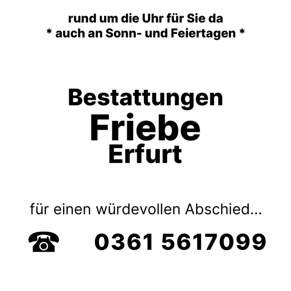 Beerdigungen Möbisburg